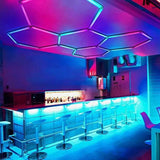 RGB Hexagrid LED Hexagon Ultrabright LED Multicolour Hex Lights - Eight Hex Grid - UK LED Lights