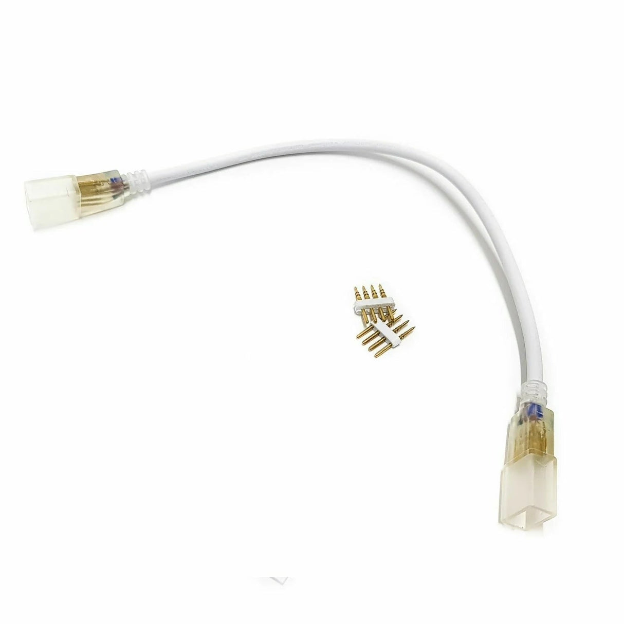 RGB LED Strip 120 LED/s 220V 240V Wire LED Strip Connector - UK LED Lights