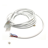 RGB LED Strip 120 LEDs/m 220V 240V Accessories 4pin T/ L/ Corner Straight Connector - UK LED Lights