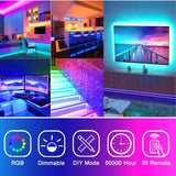 RGB LED Strip 12V 5050 12V IP20 Non Waterproof 300LED 10 Metre Kit - UK LED Lights