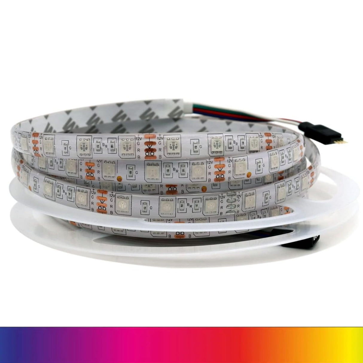 RGB LED Strip 12V 5050 IP68 Waterproof 60LED/m 5 Metre - UK LED Lights