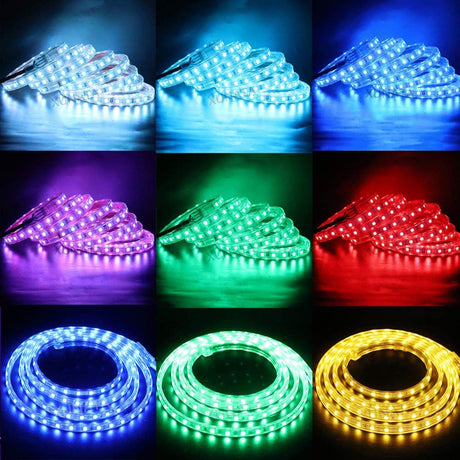 RGB LED Strip 12V IP65 Waterproof 60LED/m 5 metre Kit - UK LED Lights