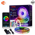 RGB LED Strip 12V WiFi Wireless Control IP65 Waterproof 300LEDs 5m Full Kit Work with Alexa and Google Home - UK LED Lights