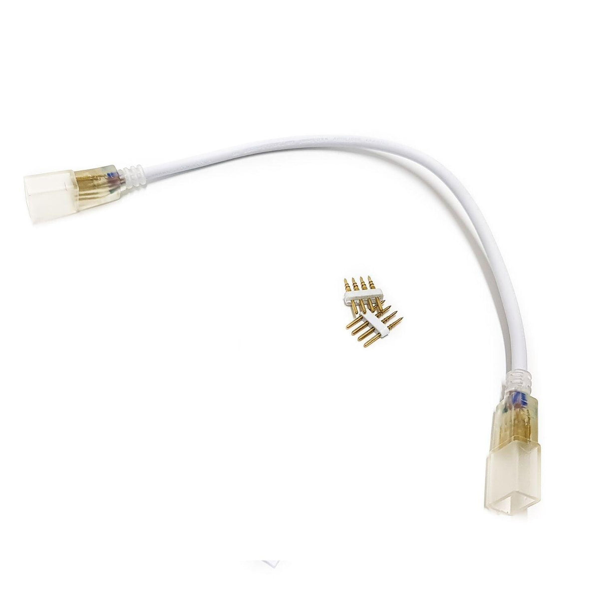 RGB LED Strip 220V 240V 60LEDs/m Accessories T, L, Straight Connector - UK LED Lights