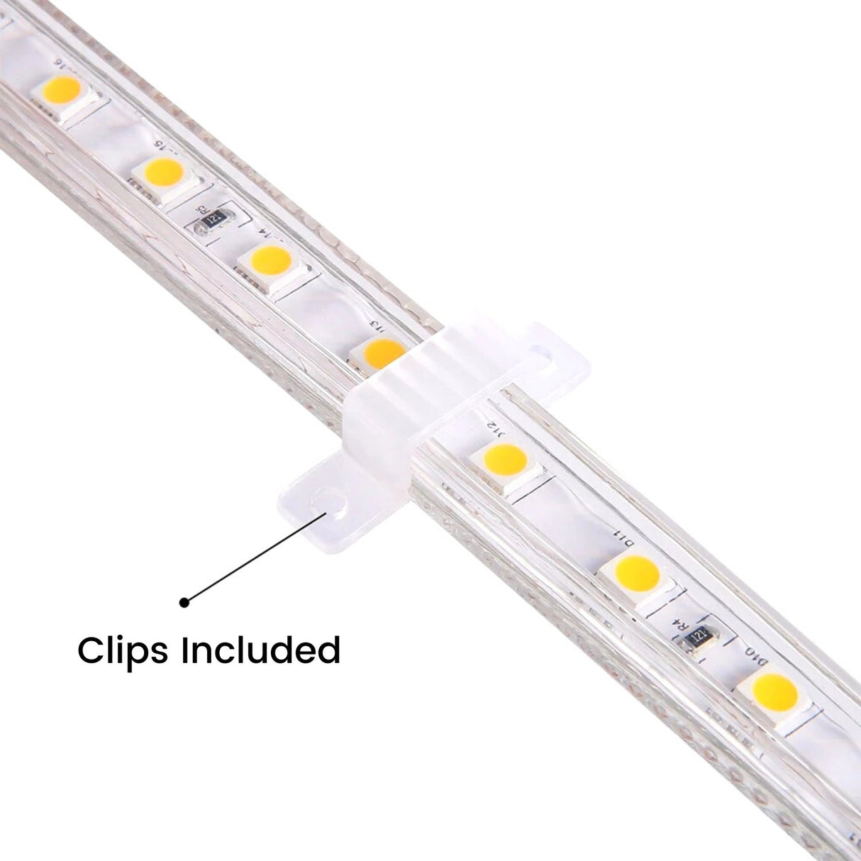 RGB LED Strip 5050 220V 240V 144LEDs/m IP65 Dimmable with Remote - UK LED Lights