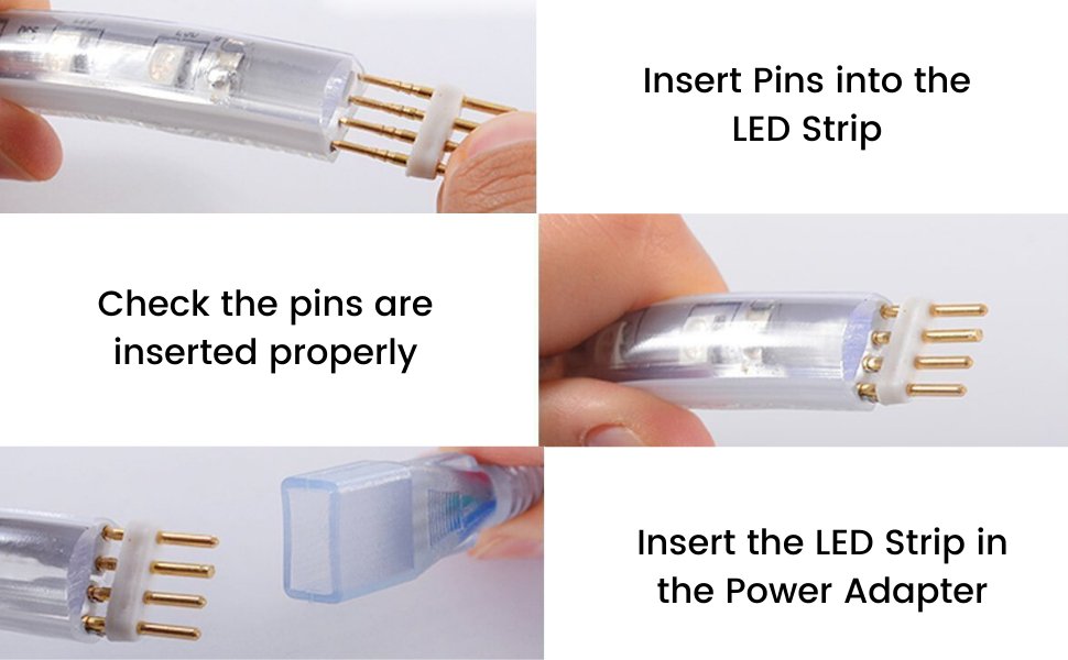 RGB LED Strip 5050 220V 240V 144LEDs/m IP65 Dimmable with Remote - UK LED Lights