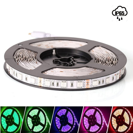 RGB LED Strip DC 12V 5050 IP65 Waterproof 60LED/m 5 Metre - UK LED Lights