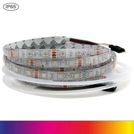 RGB LED Strip DC 12V 5050 IP65 Waterproof 60LED/m 5 Metre - UK LED Lights