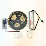 RGB LED Strip with Remote 24V 10 Metre One Length 5050 IP65 60LED/m Full Kit - UK LED Lights