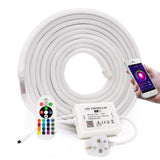 RGB Neon Flex 220V 240V 10x18mm IP65 Wireless WIFI App Control work with Google and Alexa - UK LED Lights