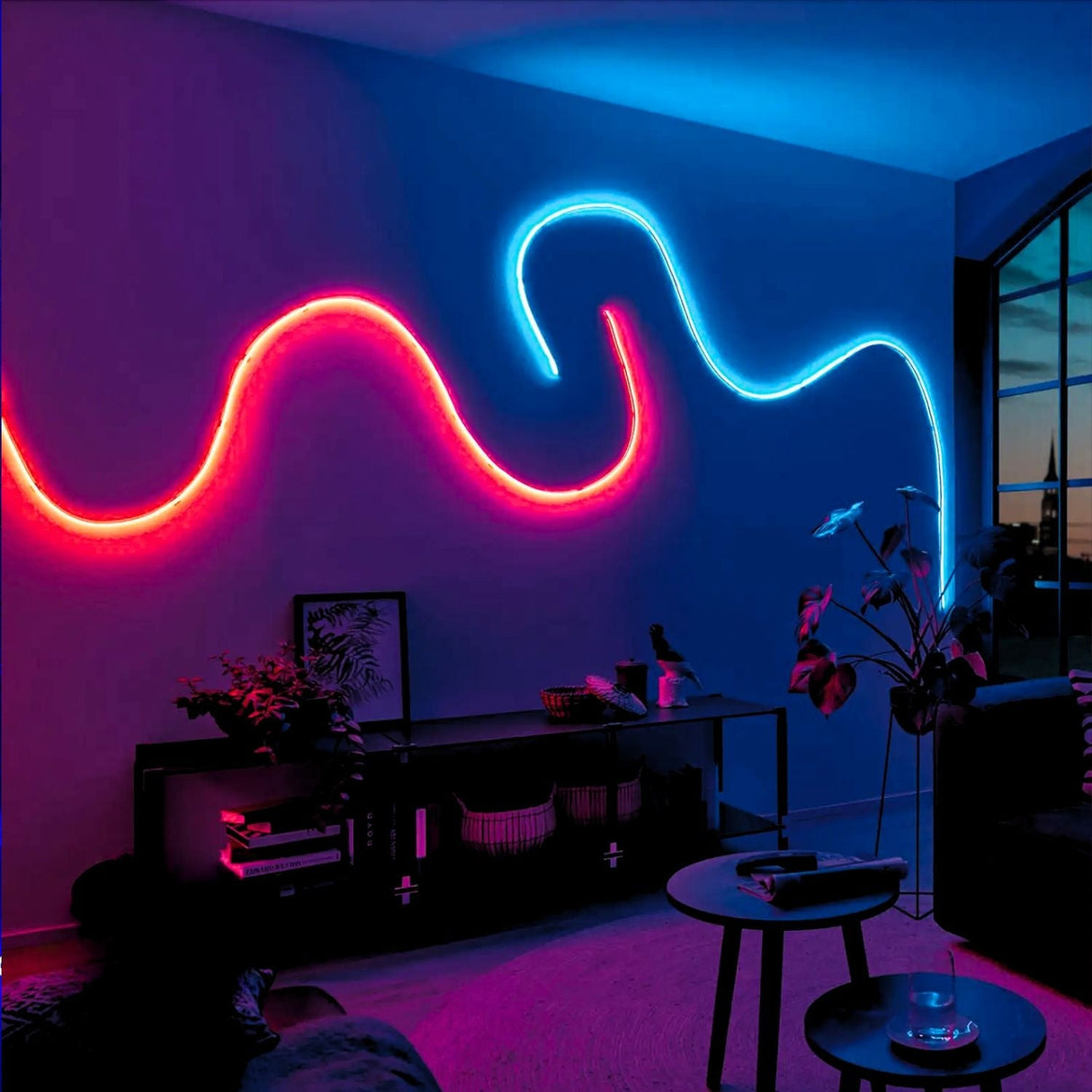 RGB Neon Flex 8x18mm 12V IP65 Waterproof 5cm cut 5 Metre - UK LED Lights