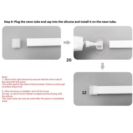 Silicone LED Neon Flex Diffuser Body for LED Strip 16x16mm - UK LED Lights