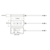 Single Colour 1CH*5A 5 - 24VDC WiFi & RF CV Controller VD1(WT) - UK LED Lights