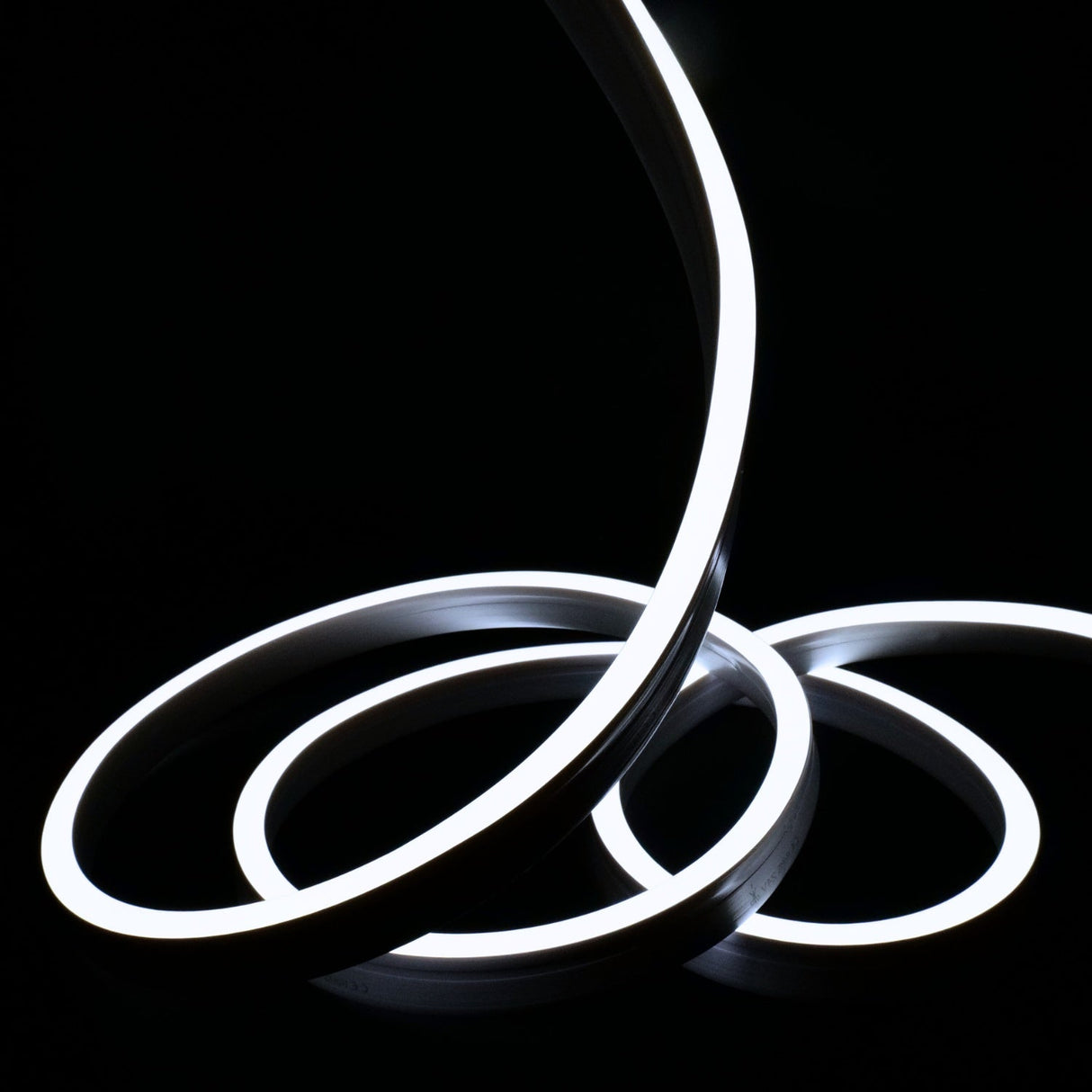 Ultra Long Cool White LED Neon Flex 48V 10x20mm IP68 Waterproof 30m - UK LED Lights