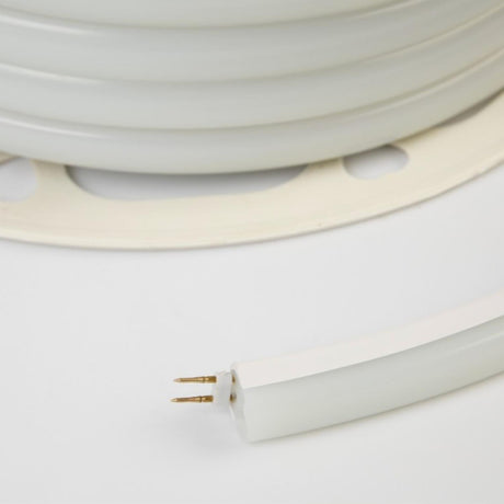 Warm White Neon Flex 220V 240V 16x16mm D Shape 120LEDs/m Top Bend IP65 with UK Plug - UK LED Lights