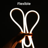 Warm White Neon Flex 220V 240V Wireless 8x16mm 120LEDs/m IP65 Waterproof with UK Plug - UK LED Lights