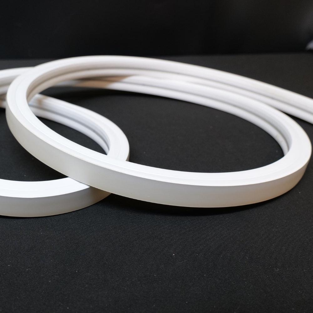 Warm White Neon Flex 3000K 16x16mm 220V 240V Top Bend IP65 10cm Cut with UK Plug - UK LED Lights