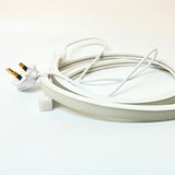 Warm White Neon Flex 3000K 16x16mm 220V 240V Top Bending IP65 10cm Cut with UK Plug - UK LED Lights