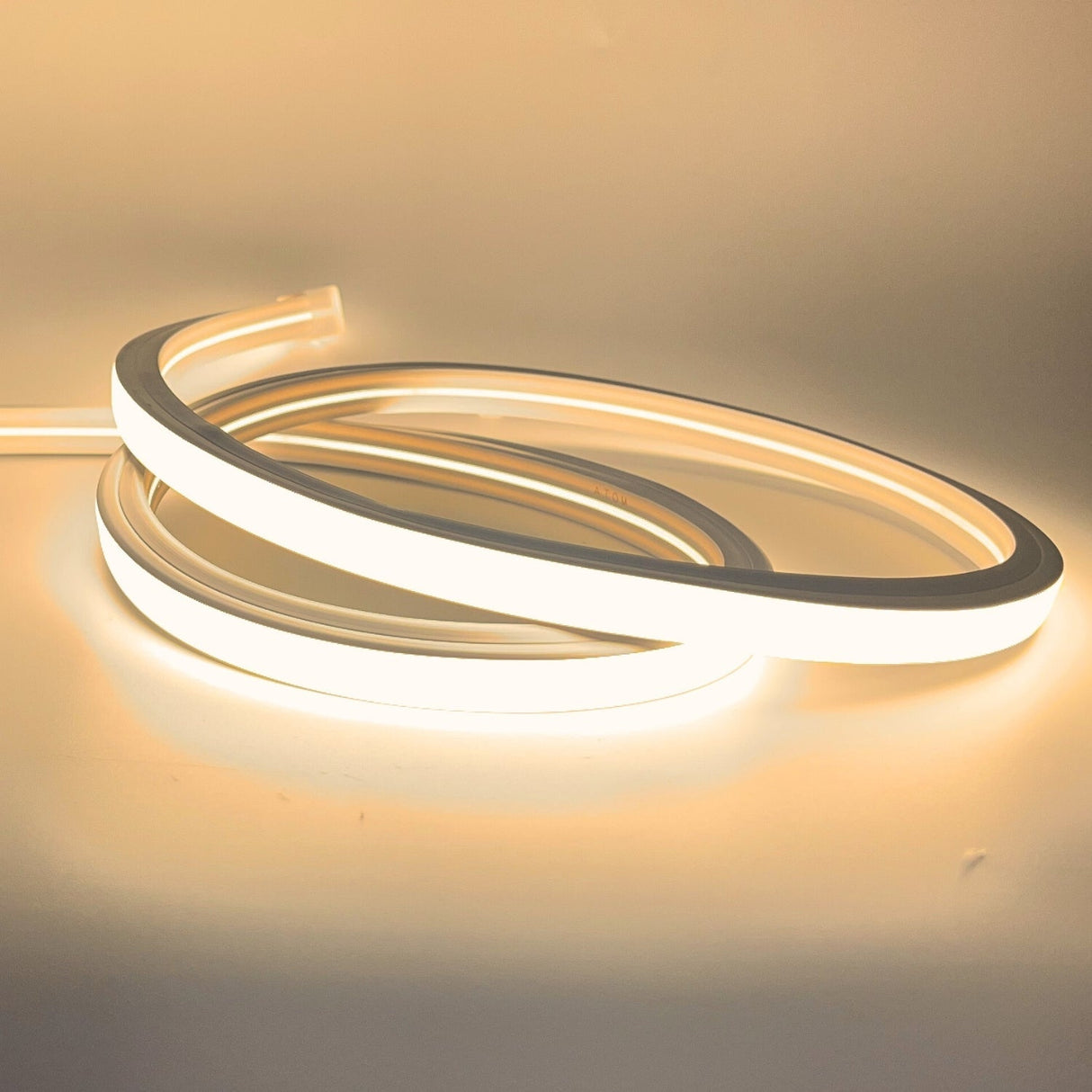 Warm White Neon Flex 3000K 16x16mm 220V 240V Top Bending IP65 10cm Cut with UK Plug - UK LED Lights