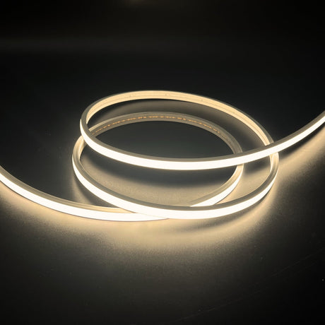 Warm White Neon Flex 3000K 24V Top Bending 10x6mm IP65 Waterproof 280LEDs/m - UK LED Lights