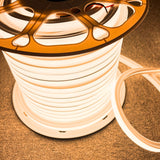 Warm White Neon Flex 3000K 48V 16x16mm Flat Shape Vertical Bending IP65 Waterproof LED Neon Flex Only - UK LED Lights