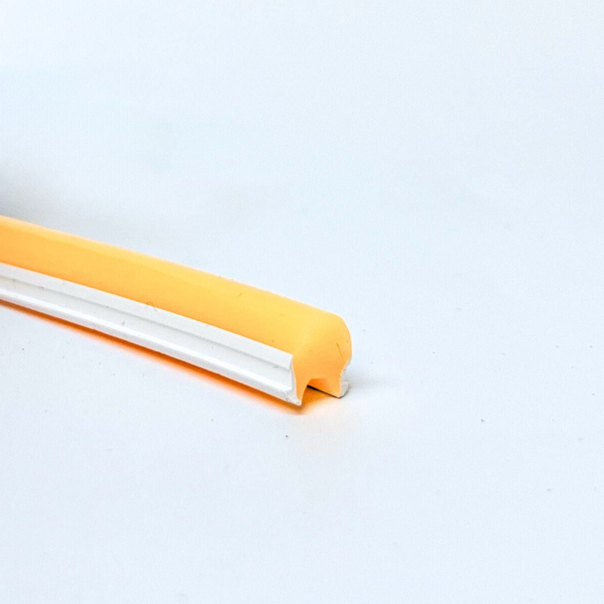 Yellow Silicone Neon Flex Tube Diffuser Body for LED Strip Lights Neon Signs 8mm - UK LED Lights